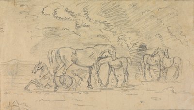 Cavalos em um prado 作： Sawrey Gilpin