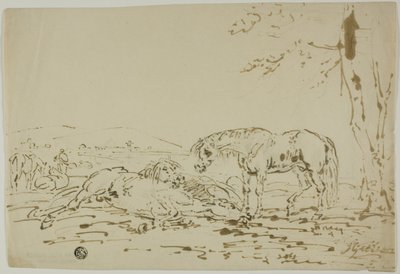 馬のいる風景 作： Sawrey Gilpin
