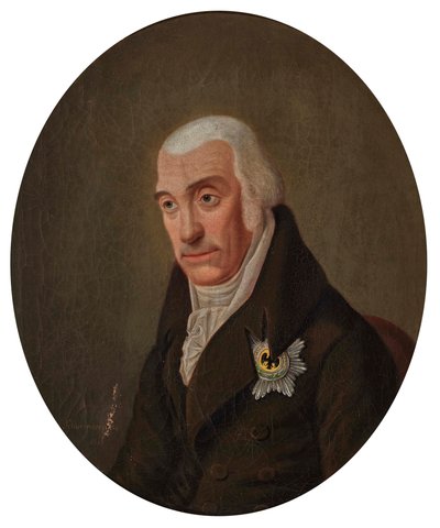カール 2 世の肖像、メクレンブルク＝シュトレリッツ大公 1741 年～1816 年、1816 年。 作： Scharenberg