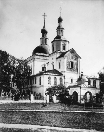 ダニロフ修道院、モスクワ、ロシア、1882 作： Scherer Nabholz and Co