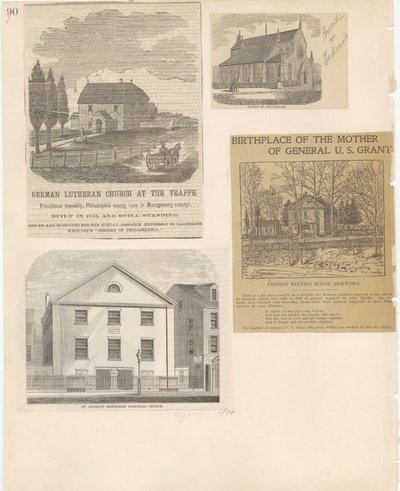 Castner Scrapbook v.22, Churches 1, page 90 (litho) 作： School American