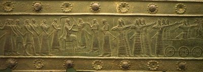 古代アッシリア帝国のバラワット門（低浮き彫り） 作： School Assyrian
