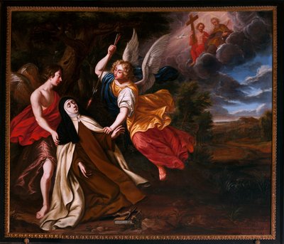聖女テレサの恍惚1692年(絵画) 作： School Belgian