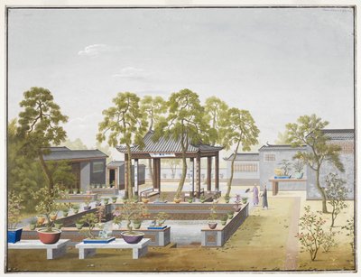 Add Or 2127 中国商人の庭の絵 作： School Chinese
