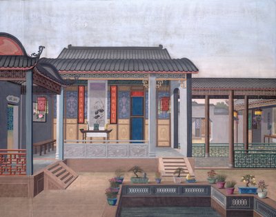 追加。 または。 2196 中国の役人の家の内部の図面 作： School Chinese