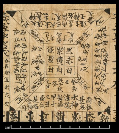 AD 978年鑑、敦煌莫高、中国、978年頃（紙にインク） 作： School Chinese