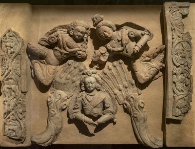 仏陀の前世を描いた浅浮彫り。ヴィシュヴァンタラ・ジャタカ。中国、新疆ウイグル自治区6世紀末〜7世紀初頭 作： School Chinese