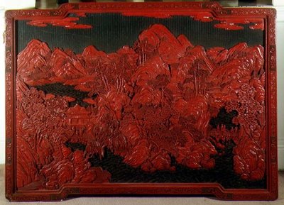 緑地に彫刻されたウォールプラーク 作： School Chinese