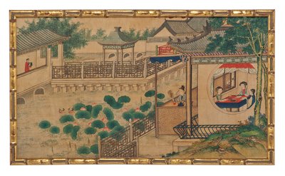 赤い部屋の夢からの24の場面の1つ 作： School Chinese