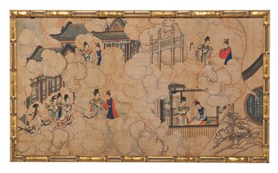赤い部屋の夢からの24の場面の1つ 作： School Chinese