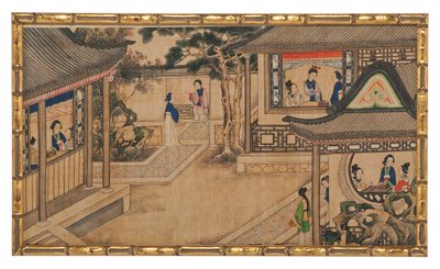 赤い部屋の夢からの 24 の場面の 1 つ 作： School Chinese