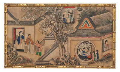 赤い部屋の夢からの 24 の場面の 1 つ 作： School Chinese