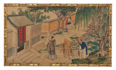 赤い部屋の夢からの24の場面の1つ 作： School Chinese