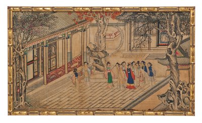 赤い部屋の夢からの24の場面の1つ 作： School Chinese