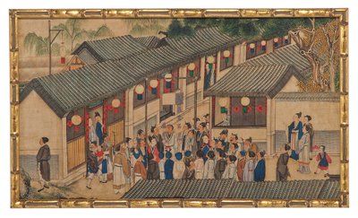 赤い部屋の夢からの24の場面の1つ 作： School Chinese