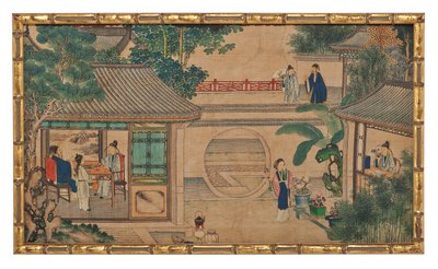 赤い部屋の夢からの24の場面の1つ 作： School Chinese