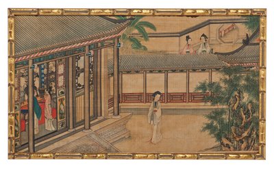 赤い部屋の夢からの24の場面の1つ 作： School Chinese