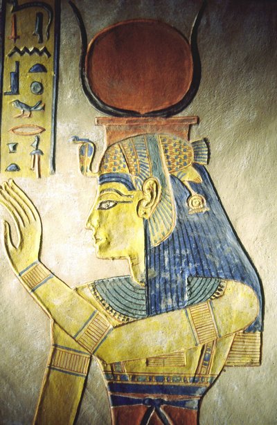 ルクソール、テーベ：NILの左岸。女王の谷。第20王朝、ラムセス2世の息子の墓。 作： School Egyptian