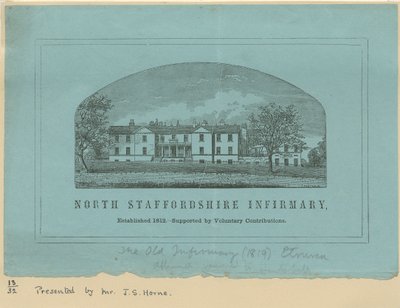 エトルリア-「ノース・スタッフォードシャー診療所」：線刻画、nd [1819] (プリント) 作： School English
