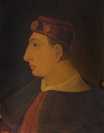 Henry V (パネルに油彩) 作： School English