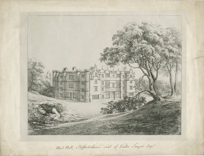 Keele Hall: リトグラフ, nd [?18世紀] (プリント) 作： School English