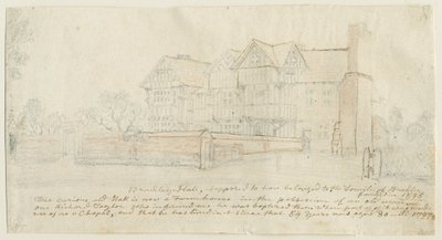 Kingswinford - Bradley Hall: 色付き鉛筆画 作： School English