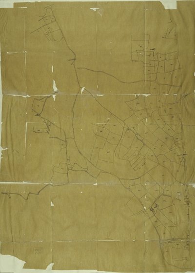 ロンドン、ウィレスデンの地図(リトグラフ) 作： School English