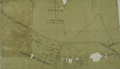 ロンドン、ウィレスデンの地図(リトグラフ) 作： School English