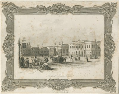 Stafford - Market Place: engraving, nd [c 1841] (print) 作： School English