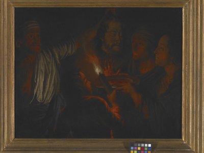 洗礼者ヨハネの頭を持つサロメ（キャンバスに油彩） 作： School European