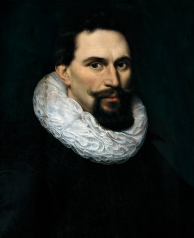 ナッソー伯爵モーリス・オブ・ナッソー（1567-1625）の肖像。無名の絵画、フランドル派（油彩・キャンバス 作： School Flemish
