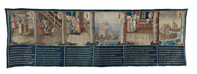 陶器の聖母の奇跡 (タペストリー) 作： School Flemish