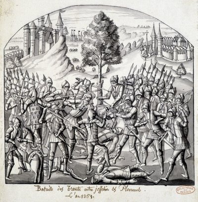 1351年、JosselinとPloermalの間のTrentoの戦い 作： School French
