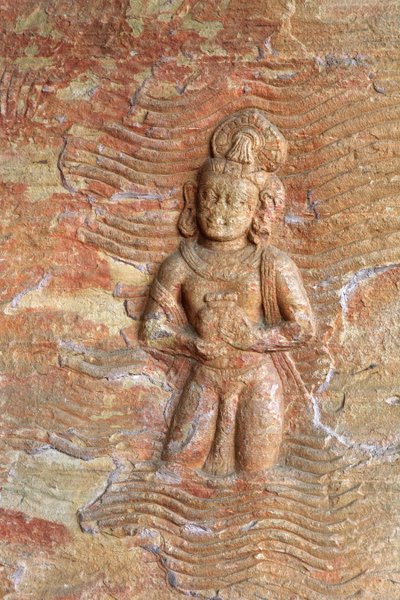 詳細、ヴァラハ・アヴァターとしてのヴィシュヌ（写真） 作： School Indian