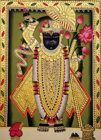 シュリナタン・ナートワラン卿 紙本小品画展 作： School Indian