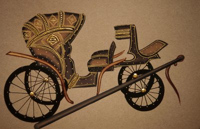 馬車の絵、インド 作： School Indian