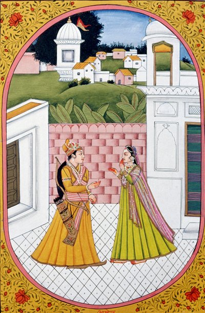 ヒンズー教の月、インド、アソズのカレンダー絵と絵画 作： School Indian