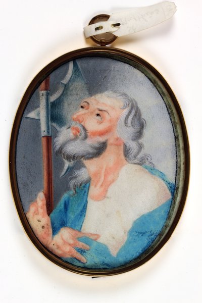 St.Matthew（水彩・ベラム 作： School Italian