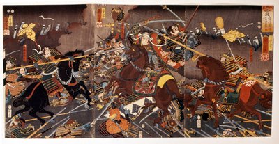川中島の戦い。 作： Japanese School