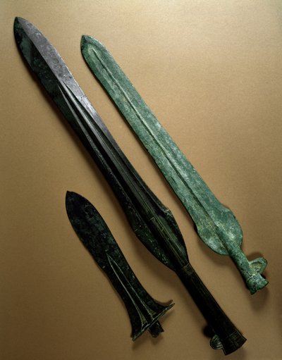 ブロンズ製槍の穂先 弥生時代（紀元前300年頃 作： Japanese School
