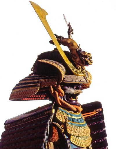 武士の鎧兜 江戸時代 （ミクストメディア 作： Japanese School