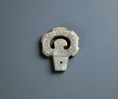 フリント製武器の柄 縄文時代 10000～300 BC 作： Japanese School