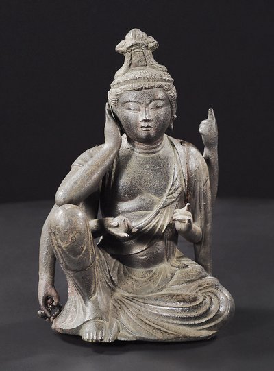Nyoirin Kannon, Kamakura Period (bronze) 作： Japanese School