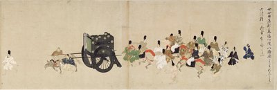 戦国絵物語 六波羅行幸 (戦国絵物語 六波羅行幸) - 無名作 紙本水彩・墨 五巻 作： School Japanese