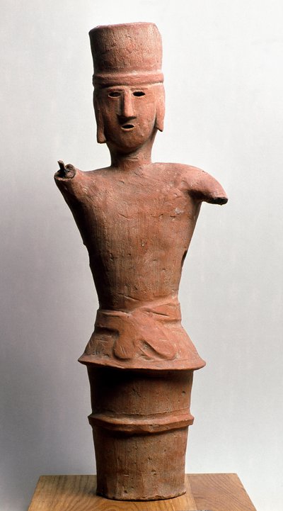古墳時代のテラコッタ製葬祭用埴輪 3～6世紀 作： Japanese School