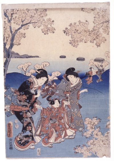 無題（カラー木版画） 作： School Japanese