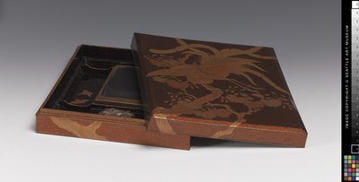 筆箱、硯、水入れ（漆、石 作： Japanese School