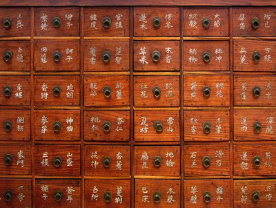 朝鮮時代の木製医療用家具の細部、コリ、キム・チョンハク コレクション。写真撮影、ソウル国立博物館、韓国、2006年 作： School Korean