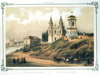ヴィリニュス周辺の様子ジョナス・カシミエラス・ヴィルシンスキス著「A Book of Vilnius」より、スニピスケス。 作： School Lithuanian