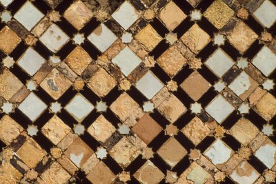チェラのネクロポリス、装飾パネル（モザイク）の細部 作： School Moroccan